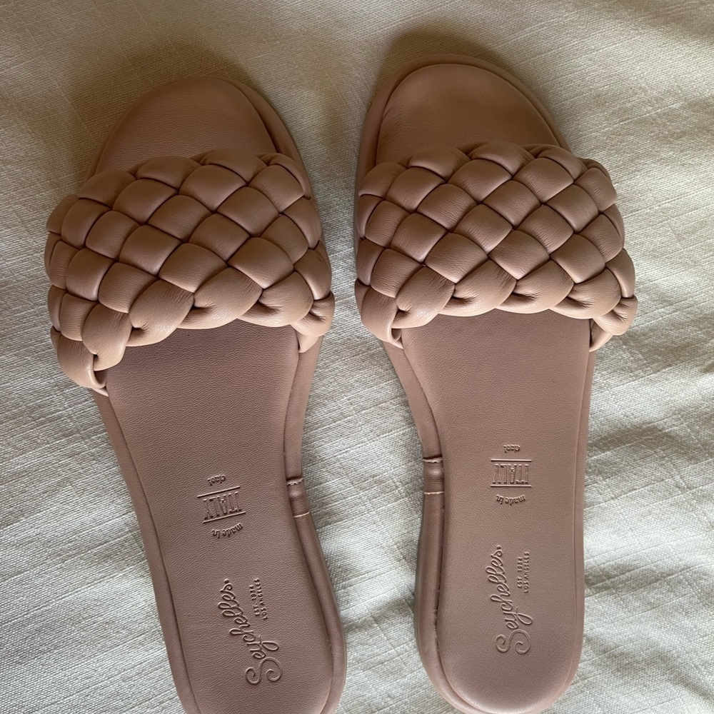 SEYCHELLES SLIDE SANDALS | like new ✨